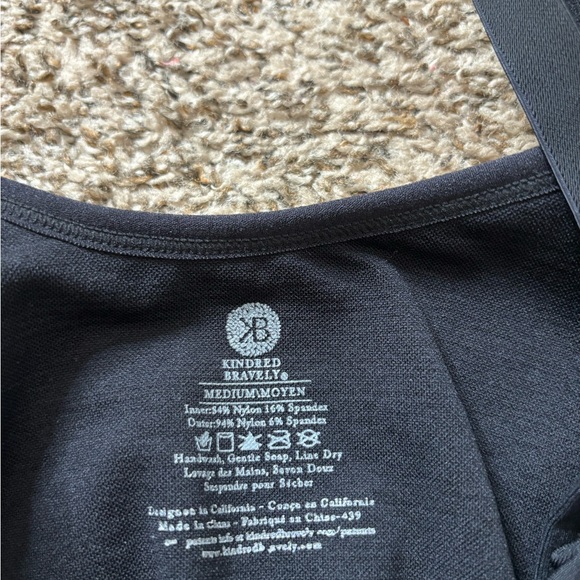 Kindred Bravely Sublime Hands Free Pumping & Nursing Tank black Md - Picture 4 of 4